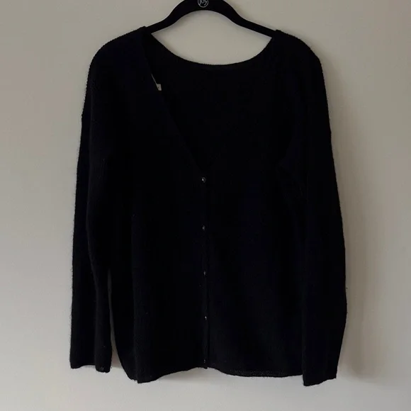 Sezane Black Barry Cardigan - Picture 5 of 8